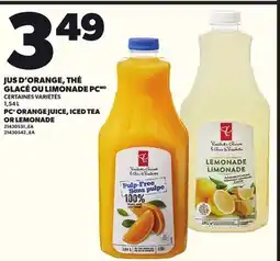 Provigo JUS D'ORANGE, THÉ GLACÉ OU LIMONADE PC, 1,54 L offer