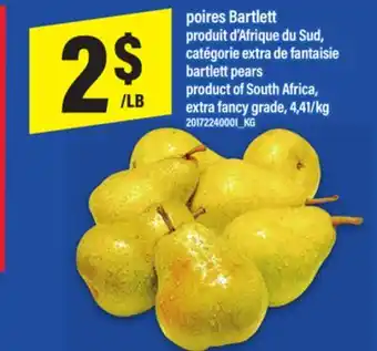 Maxi poires Bartlett | bartlett pears offer