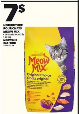 Provigo NOURRITURE POUR CHATS MEOW MIX, 1,42 KG offer