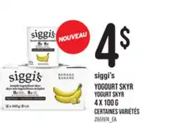 Provigo SIGGI'S YOGOURT SKYR, 4 X 100 G offer