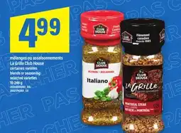 Maxi MÉLANGES OU ASSAISONNEMENTS LA GRILLE CLUB HOUSE | BLENDS OR SEASONING, 111-248 G offer