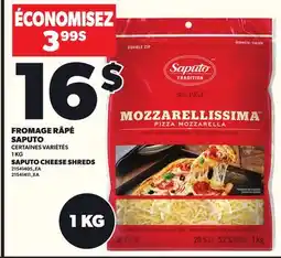 Provigo FROMAGE RÂPÉ SAPUTO, 1 KG offer