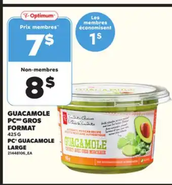 Provigo GUACAMOLE PC GROS FORMAT, 425 G offer