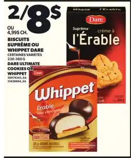 Provigo BISCUITS SUPRÊME OU WHIPPET DARE, 230-360 G offer