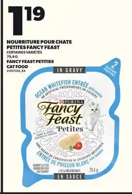 Provigo NOURRITURE POUR CHATS PETITES FANCY FEAST, 79,4 G offer