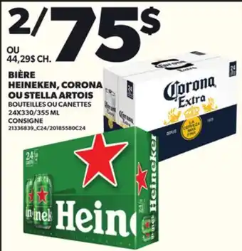 Provigo BIÈRE HEINEKEN, CORONA OU STELLA ARTOIS, 24X330/355 ML offer