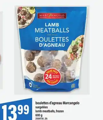 Maxi BOULETTES D'AGNEAU MARCANGELO | LAMB MEATBALLS, 600 g offer