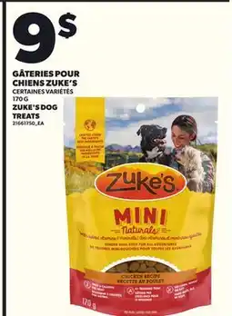 Provigo GÂTERIES POUR CHIENS ZUKE'S, 170 G offer