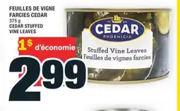 Super C FEUILLES DE VIGNE FARCIES CEDAR | CEDAR STUFFED VINE LEAVES offer