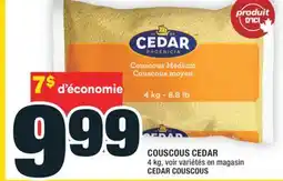 Super C COUSCOUS CEDAR | CEDAR COUSCOUS offer