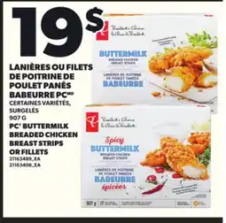 Provigo LANIÈRES OU FILETS DE POITRINE DE POULET PANÉS BABEURRE PC, 907 G offer