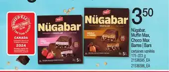 Provigo NÜGABAR, MUFFIN MAX, CHOCO MAX BARRES | BARS, 175-223 g offer