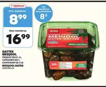 Provigo DATTES MEDJOOL, CONTENANT DE 2 LB offer