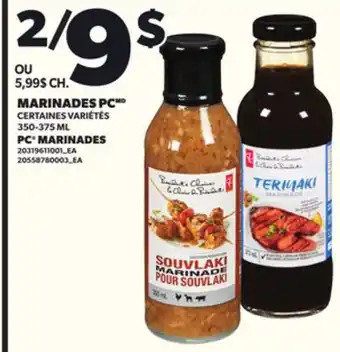 Provigo MARINADES PC, 350-375 ML offer