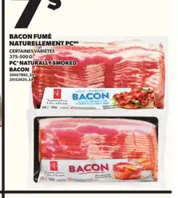 Provigo BACON FUMÉ NATURELLEMENT PC, 375-500 G offer