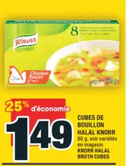 Super C CUBES DE BOUILLON HALAL KNORR | KNORR HALAL BROTH CUBES offer