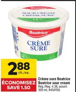 Giant Tiger Beatrice sour cream offer