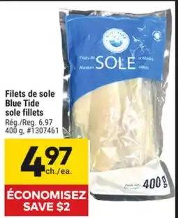 Giant Tiger Blue Tide sole fillets offer