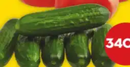 Giant Tiger 340 g mini cucumbers offer