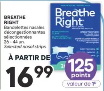 Brunet BREATHE RIGHT Bandelettes nasales décongestionnantes offer