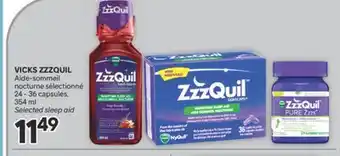 Brunet VICKS ZZZQUIL Aide-sommeil nocturne sélectionné offer