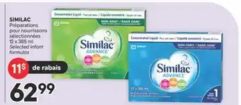 Brunet SIMILAC Préparations pour nourrissons sélectionnées offer