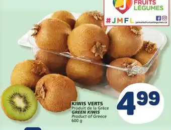 Marché Bonichoix GREEN KIWIS offer