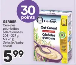 Brunet GERBER Céréales pour bébés sélectionnées offer