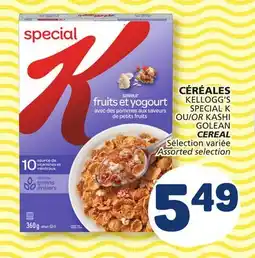 Marché Bonichoix KELLOGG'S SPECIAL K OR KASHI GOLEAN CEREAL offer