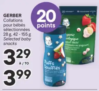 Brunet GERBER Collations pour bébés sélectionnées offer