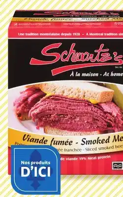 Marché Bonichoix SCHWARTZ'S SLICED SMOKED MEAT offer