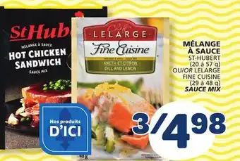 Marché Bonichoix ST-HUBERT (20 to 57 g) OR LELARGE FINE CUISINE (29 to 48 g) SAUCE MIX offer