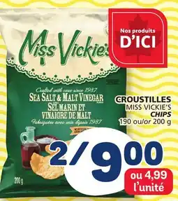 Marché Bonichoix MISS VICKIE'S CHIPS offer