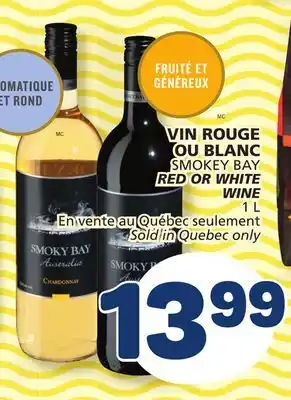 Marché Bonichoix SMOKEY BAY RED OR WHITE WINE offer