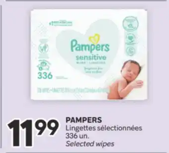 Brunet PAMPERS Lingettes sélectionnées offer