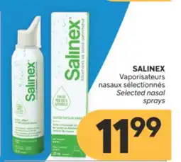 Brunet SALINEX Vaporisateurs nasaux sélectionnés offer