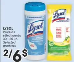 Brunet LYSOL Produits sélectionnés offer