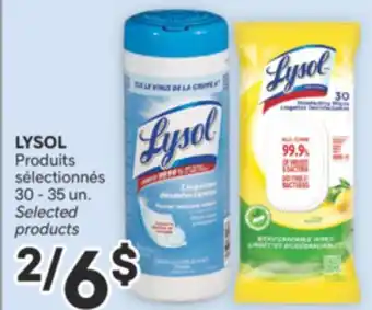 Brunet LYSOL Produits sélectionnés offer