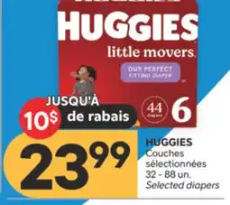 Brunet HUGGIES Couches sélectionnées offer