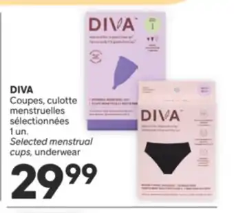 Brunet DIVA Coupes, culotte menstruelles sélectionnées offer