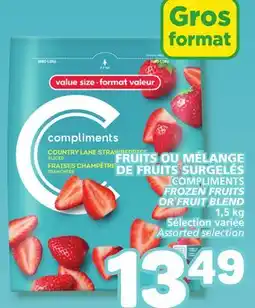 Marché Bonichoix COMPLIMENTS FROZEN FRUITS OR FRUIT BLEND offer