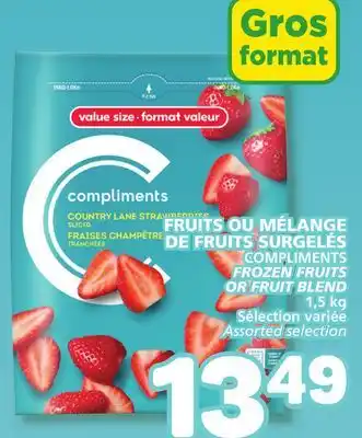 Marché Bonichoix COMPLIMENTS FROZEN FRUITS OR FRUIT BLEND offer
