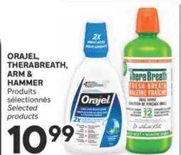 Brunet ORAJEL, THERABREATH, ARM & HAMMER Produits sélectionnés offer