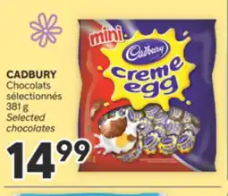 Brunet CADBURY Chocolats sélectionnés offer