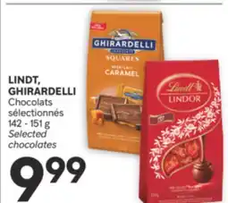 Brunet LINDT, GHIRARDELLI Chocolats sélectionnés offer