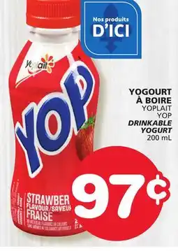 Marches Tradition YOPLAIT YOP DRINKABLE YOGURT offer