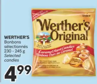 Brunet WERTHER'S Bonbons sélectionnés offer