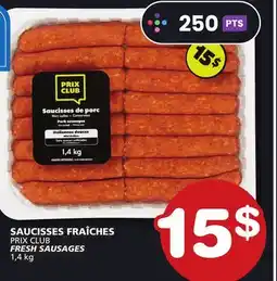 Marches Tradition PRIX CLUB FRESH SAUSAGES offer