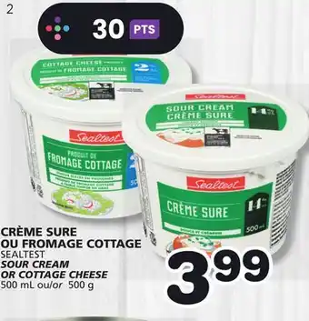 Marches Tradition SEALTEST SOUR CREAM OR COTTAGE CHEESE offer