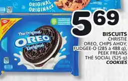 Marches Tradition CHRISTIE OREO, CHIPS AHOY, FUDGEE-O (285 to 488 g), PEEK FREANS THÉ SOCIAL (525 g) COOKIES offer